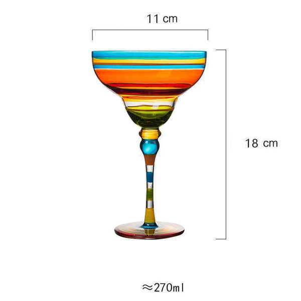 Verres à margarita décoratifs