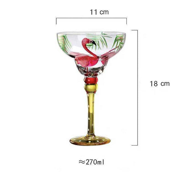 Verres à margarita décoratifs
