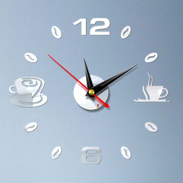 Coffee Cups 3D Clock