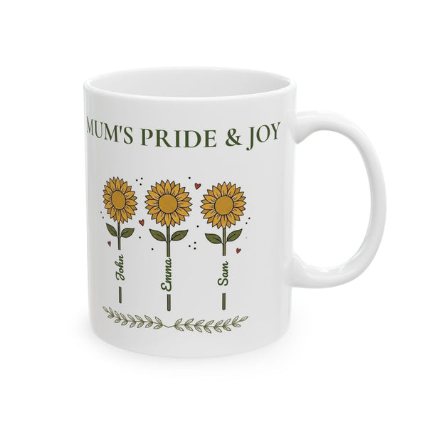 Mum’s Pride & Joy Sunflower Ceramic Mug