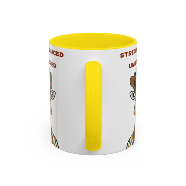 Striped, Sauced & Unbothered Zebra Mug