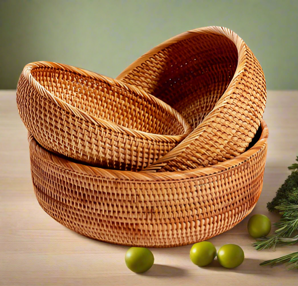Rattan Fruit Basket