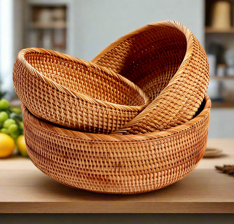 Rattan Fruit Basket