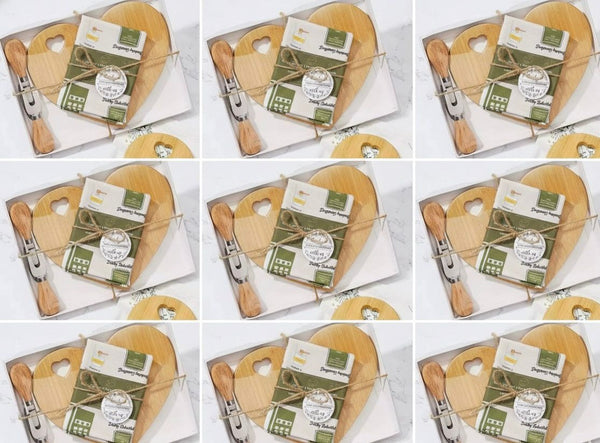 Acacia Wooden Cheese Board Set