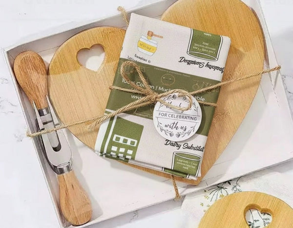 Acacia Wooden Cheese Board Set