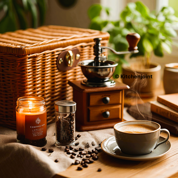 Vintage Coffee Grinder Gift Box