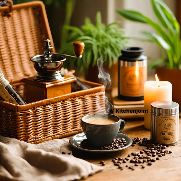 Vintage Coffee Grinder Gift Box