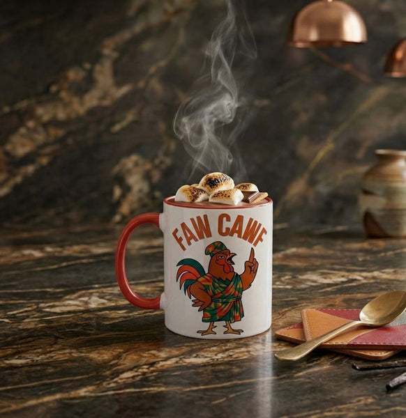 Faw Cawf Rooster Mug