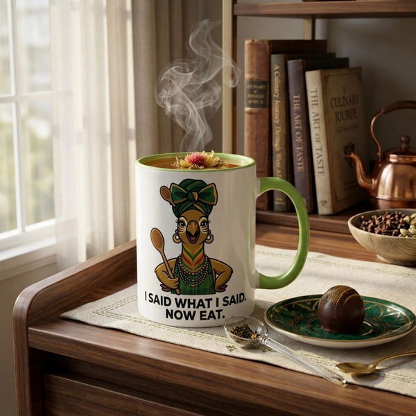 I Said What I Said Now Eat mug