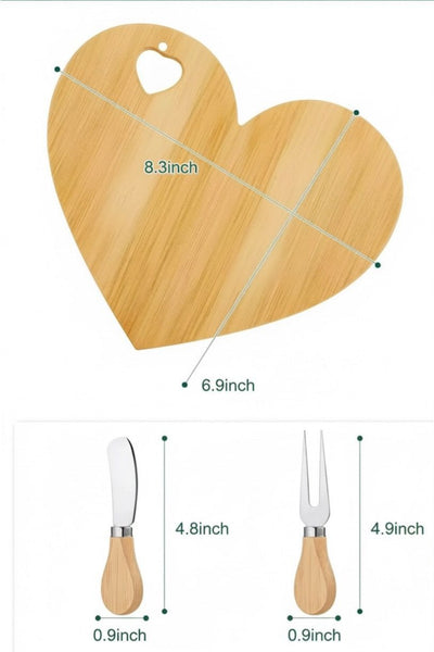 Acacia Wooden Cheese Board Set