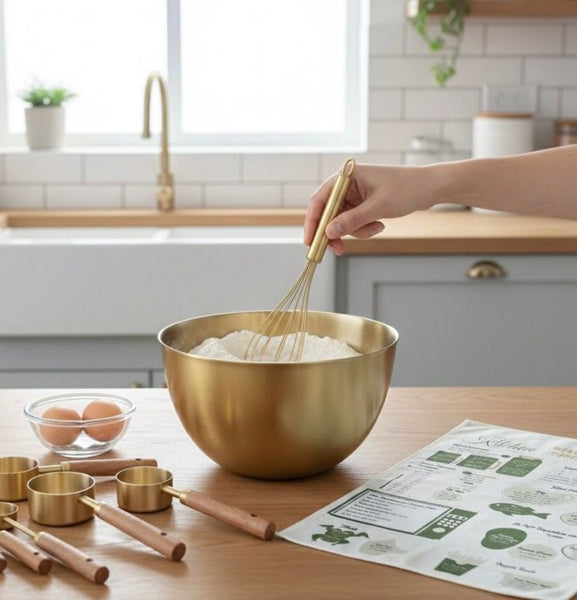 Ensemble de dessous de verre en marbre doré