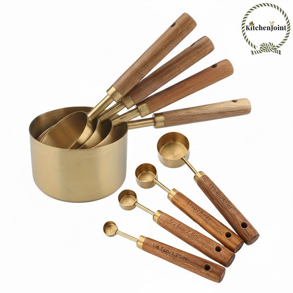 Ensemble de dessous de verre en marbre doré