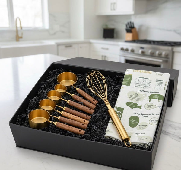 Ensemble de dessous de verre en marbre doré