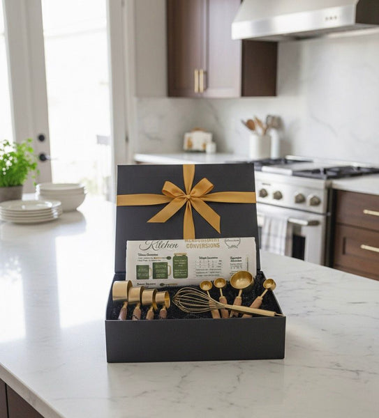 Ensemble de dessous de verre en marbre doré