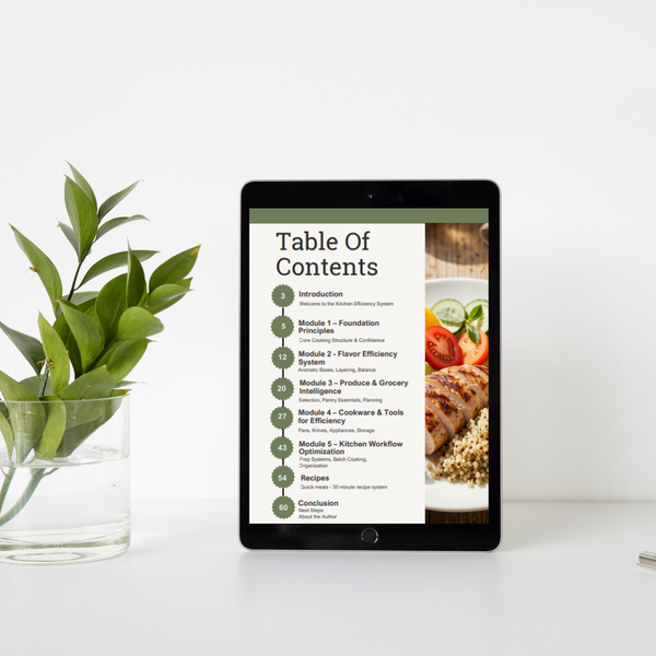 The Efficient Kitchen Blueprint E-Book