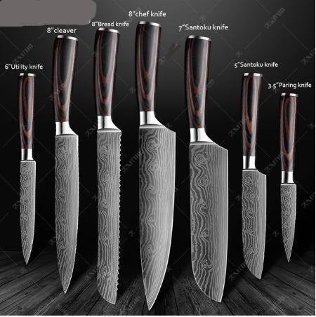 high-quality-8inch-utility-chef-knives-laser-damascus-steel-santoku-kitchen-knives-sharp-cleaver-slicing-gift-knife