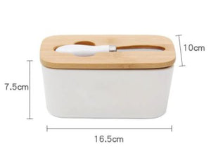 butter box, storage container for butter, butter storage. Diension 7.5 x 16.5 x 12