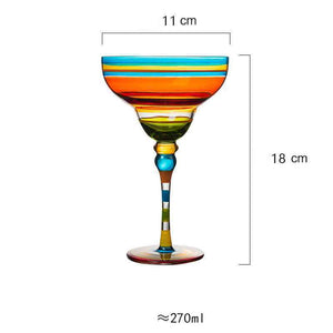 Dekorative Margarita-Gläser