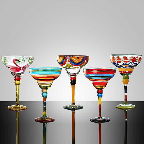 Verres à margarita décoratifs