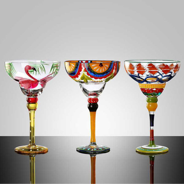 Decorative Margarita Glasses