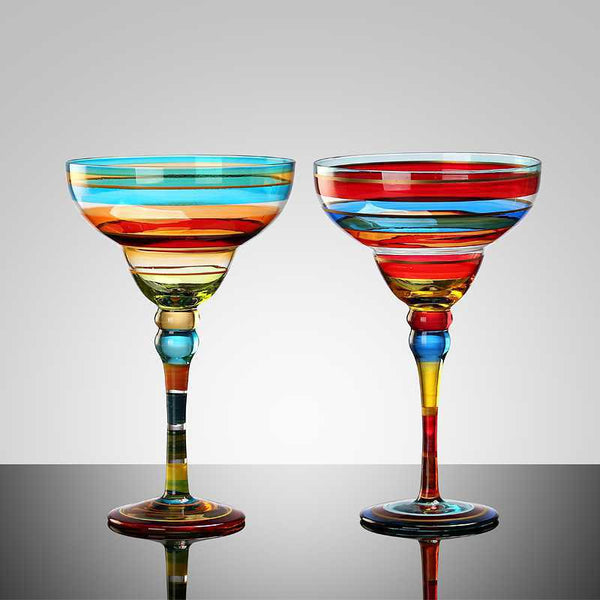 Verres à margarita décoratifs