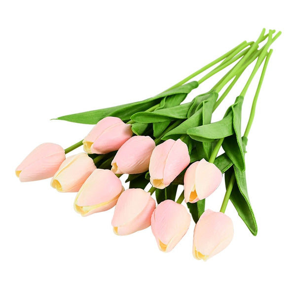 Künstliche Tulpenblume im 10-teiligen Set mit echter Haptik
