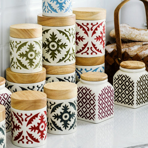 Vintage Ceramic Storage Jars
