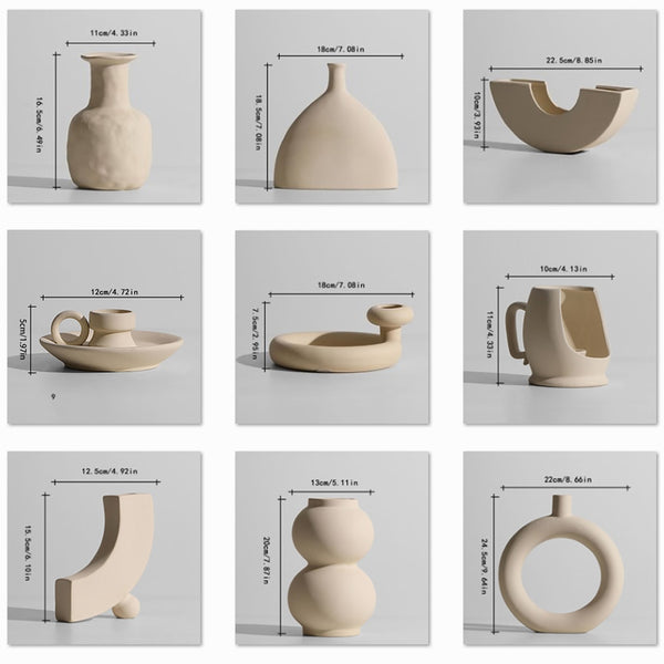 Nordic Ceramic Decorative Vase
