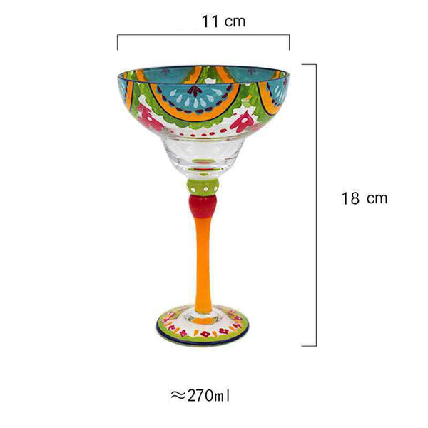 Verres à margarita décoratifs