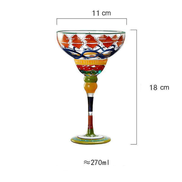 Dekorative Margarita-Gläser