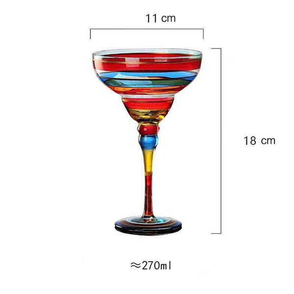 Verres à margarita décoratifs