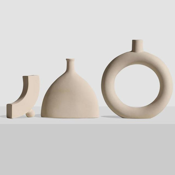 Vase décoratif en céramique nordique