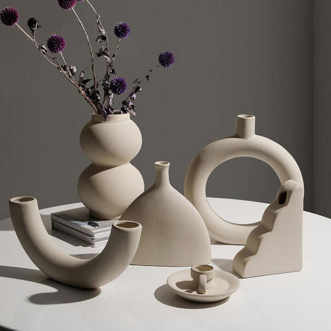 Nordische dekorative Keramikvase