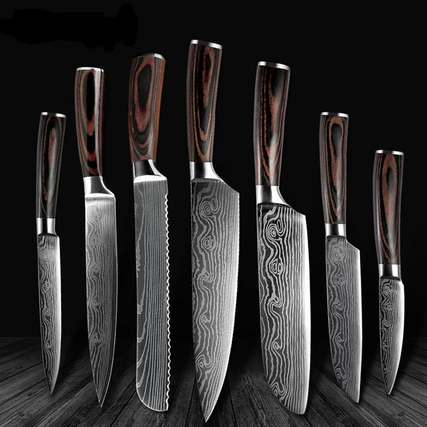 high-quality-8inch-utility-chef-knives-laser-damascus-steel-santoku-kitchen-knives-sharp-cleaver-slicing-gift-knife