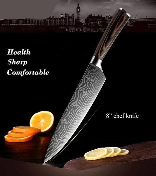 high-quality-8inch-utility-chef-knives-laser-damascus-steel-santoku-kitchen-knives-sharp-cleaver-slicing-gift-knife