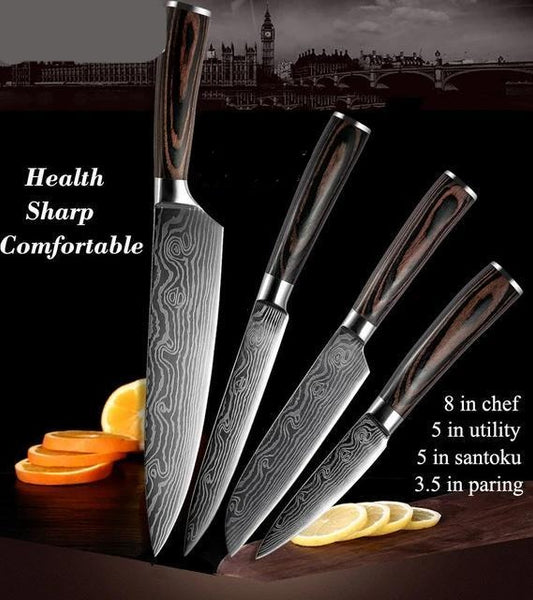 high-quality-8inch-utility-chef-knives-laser-damascus-steel-santoku-kitchen-knives-sharp-cleaver-slicing-gift-knife