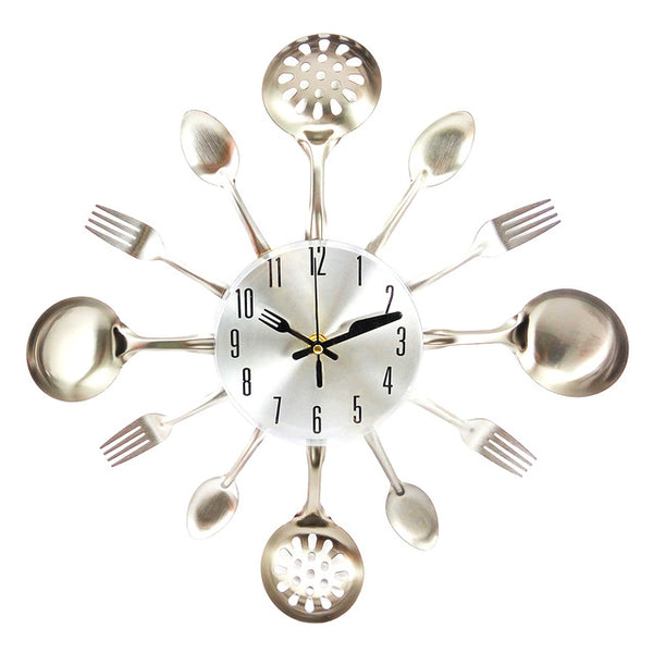 Large Spoon & Fork Wall Clock