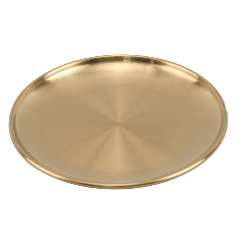 Wura Goldenes Tablett