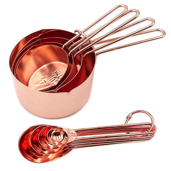 Plated Measuring Cups & Spoons Set