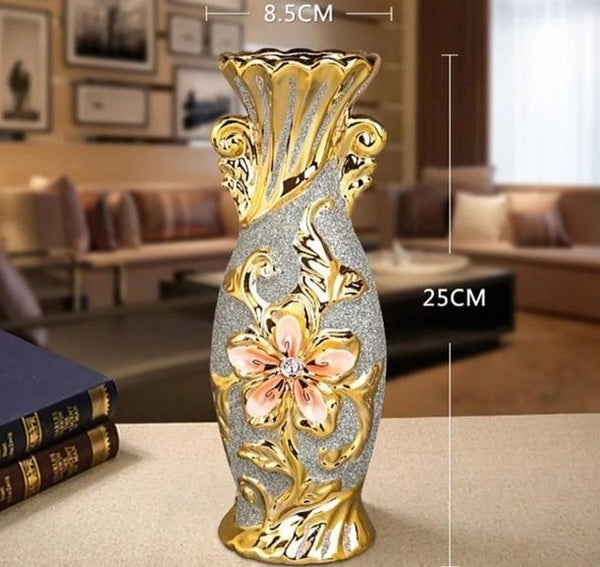 Victorian Gold Plated Vase