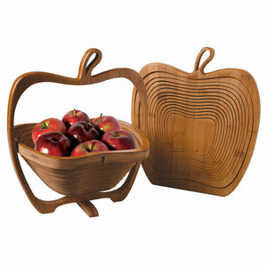 Corbeille de fruits en bois