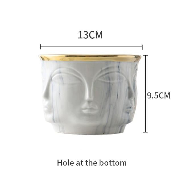 Nordic Face Flower Pot & Vase