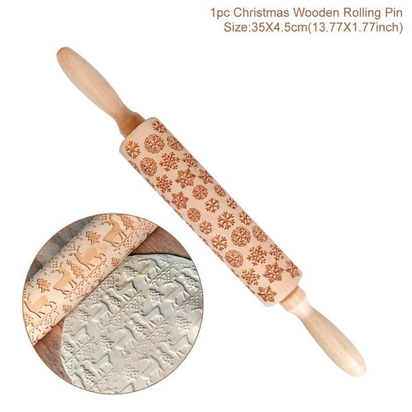 3D Embossed Rolling Pin