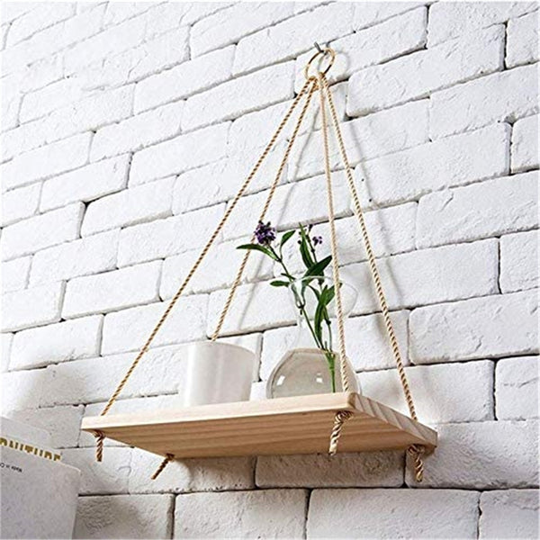 Swing Rope Floating Shelf