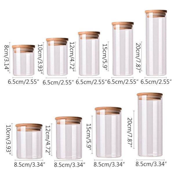 Conteneurs de stockage en verre Mason