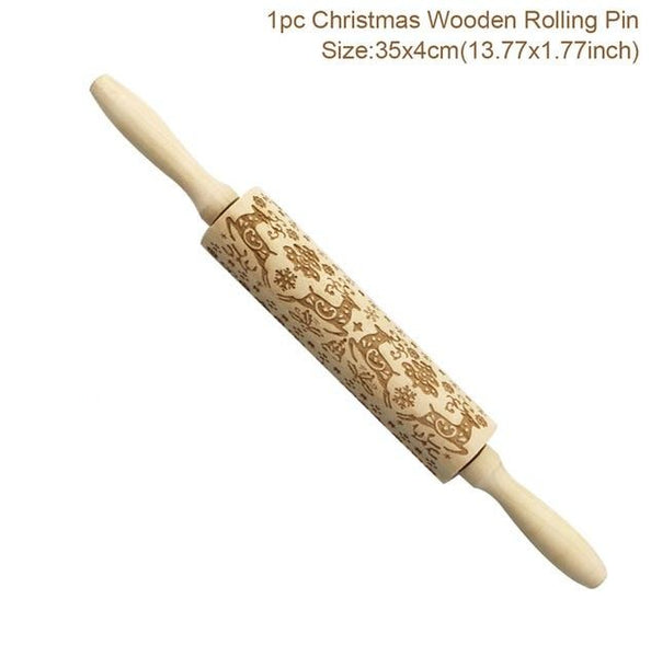 3D Embossed Rolling Pin