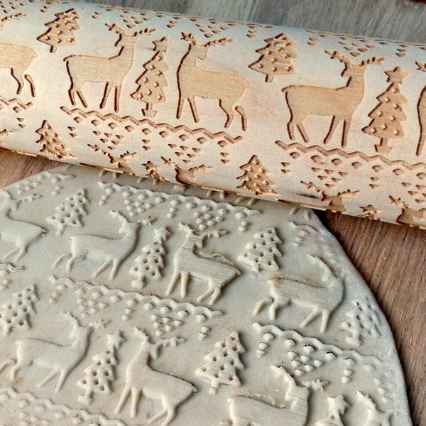 3D Embossed Rolling Pin