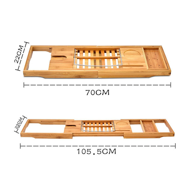 Bamboo Bath Caddy Tray