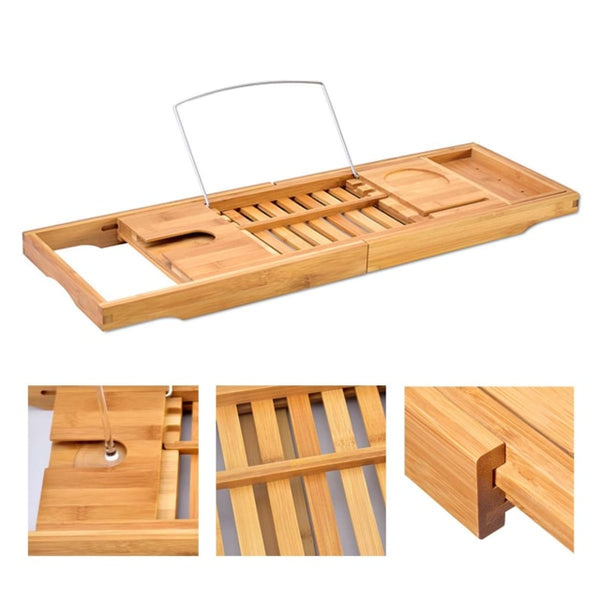 Bamboo Bath Caddy Tray