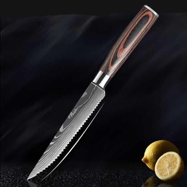 Damascus Steak Knife
